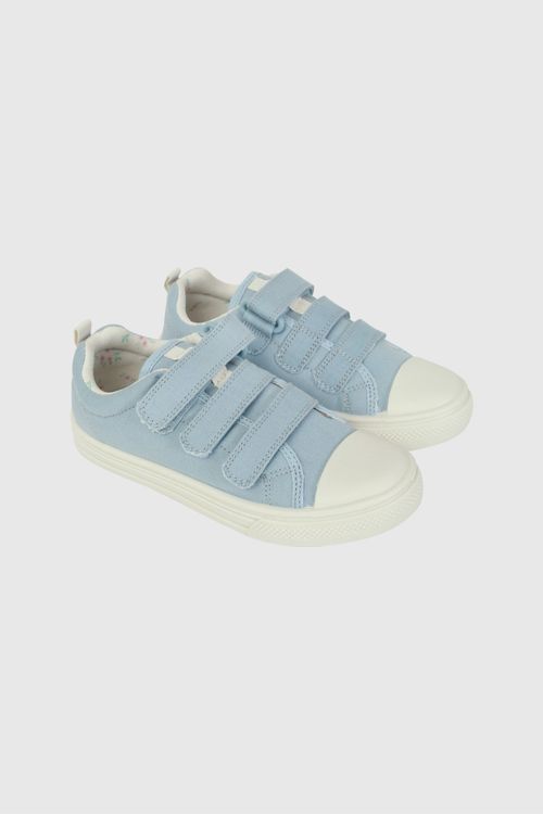 Zapatilla de Lona Celeste de Niño talla 28 a 38