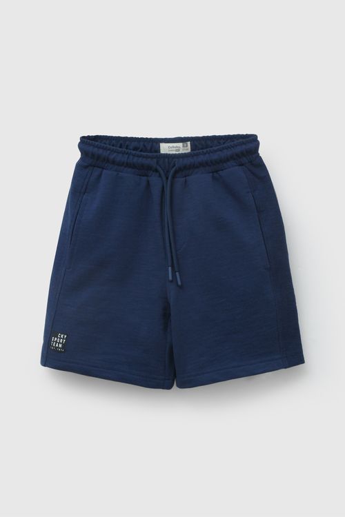 Bermuda Azul Cortes de Niño talla 3 a 12 Años