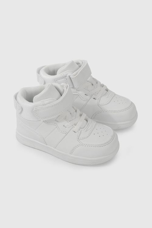 Zapatilla Urbana Blanca Caña Alta de Caminante talla 21 a 27