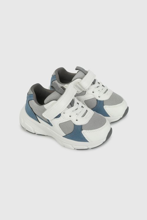 Zapatilla de Niño Caminante Deportiva Blanca Talla 21 al 27