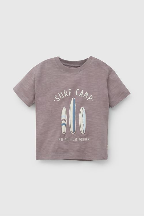 Polera Morada Surf Camp De Niño Infantil talla 3/6 M a 24m/36 M
