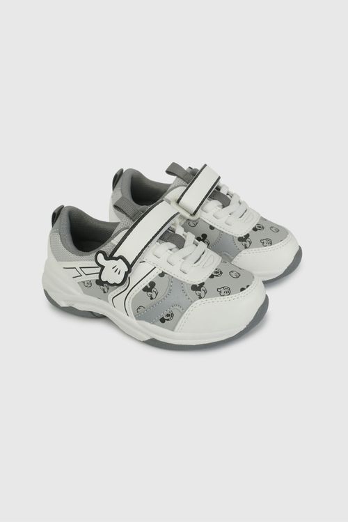 Zapatilla Blanca de Mickey de Caminante talla 21 a 27