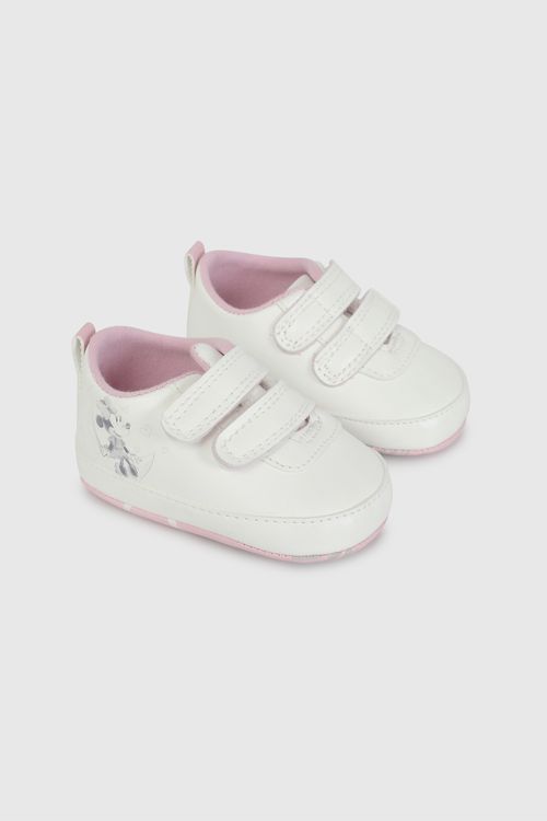Zapatilla Blanca de Minnie de Bebé talla 14 a 18