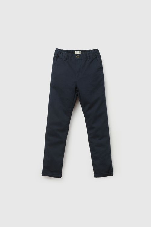 Pantalón Azul Gabardina de Niño talla 3 a 12 Años