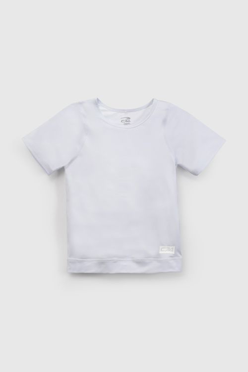 Polera Celeste Deportiva de Niña talla 3 a 12 Años