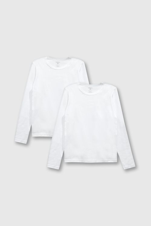 Ropa Interior Suavizada Unisex Blanco - Pack 2 Unidades