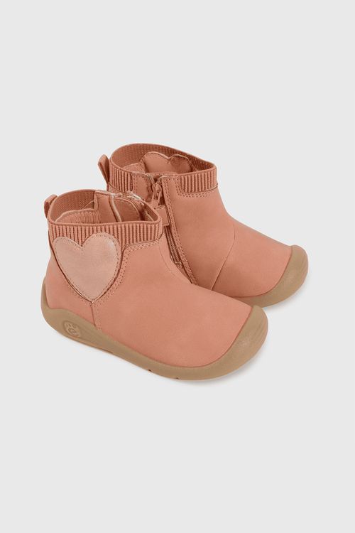 Bootie Colección Rosado de Bebé con Cierre Talla 18 al 21