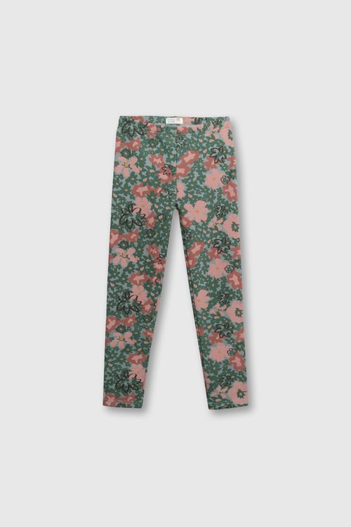 Pata Niña Invernal Verde con Carda Elasticada