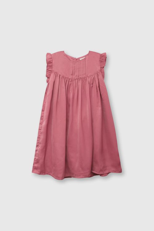 Vestido de niña para ceremonia Rosa oscuro Talla 2A al 12A