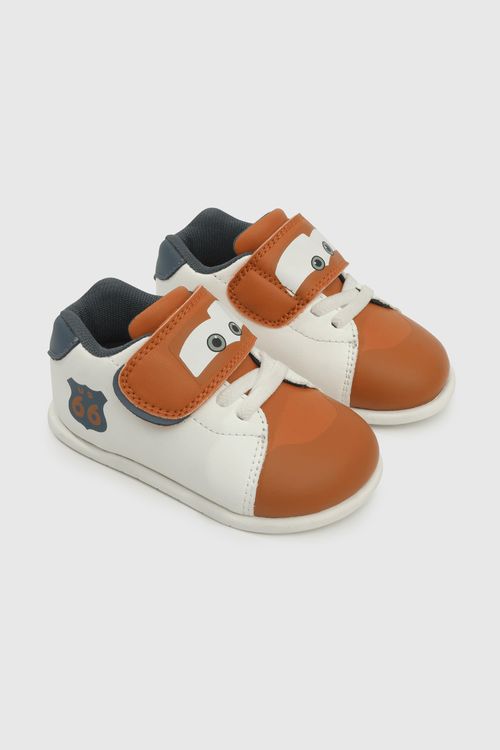 Zapatilla Disney Cars Velcro Ecocuero Resistente