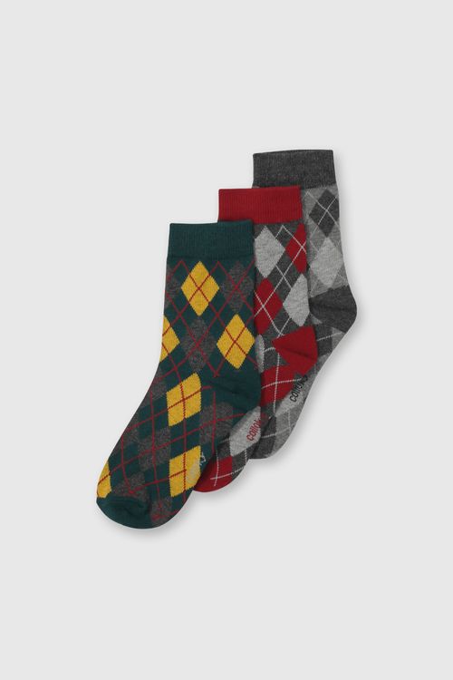 Pack de Calcetines de Niño Algodón en Gris