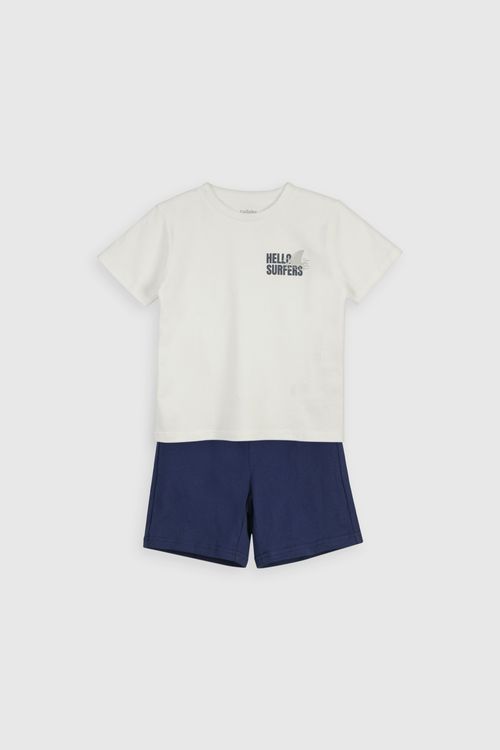 Pijama Corto Azul Niño