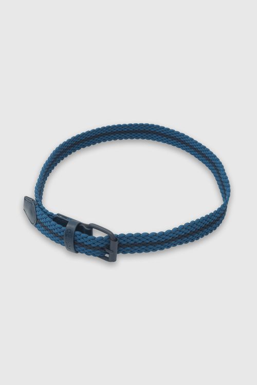 Cinturon elasticado con hebilla ajustabe de niño Azul