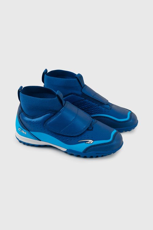 Zapatilla Futbol Azules Unisex con Cordón Talla 28 al 38