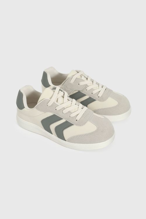 Zapatilla Infantil Unisex Lifestyle Tokio Negra con Cordón