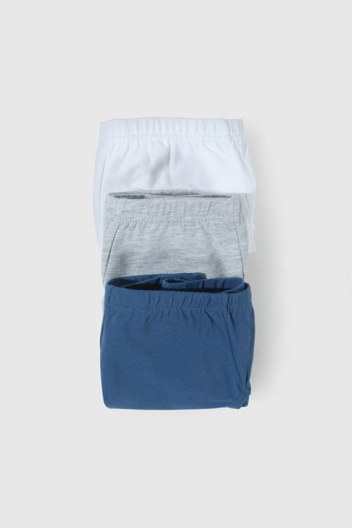 Slip Ropa Interior Niño Blanco de Algodón y Elastano