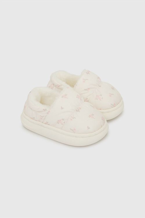Pantufla Temático Dormir de Niña Blanca de Textil